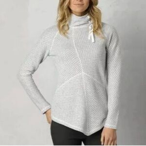 Prana Gray Cowl Neck Sweater